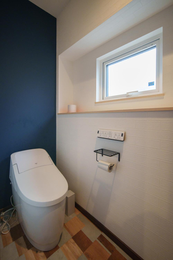 Bathroom 1, YUKARA LEAF LODGE, Nanae