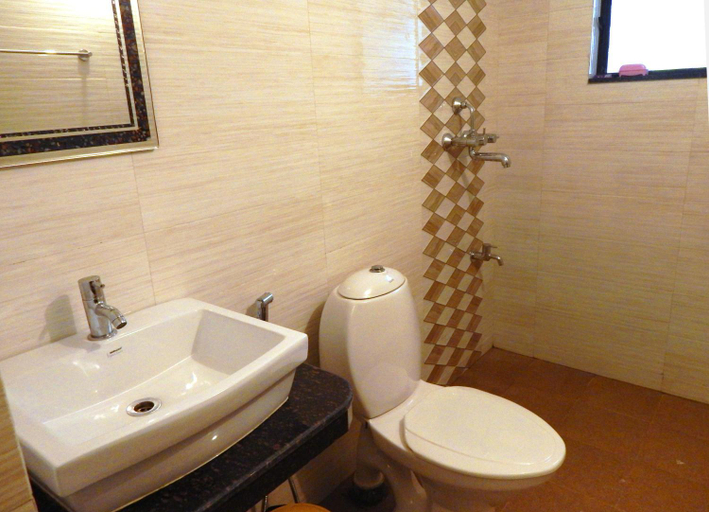 Bedroom 3, 2BHK -Balcony & Pool View -Monarch Palms, Cadolim, North Goa