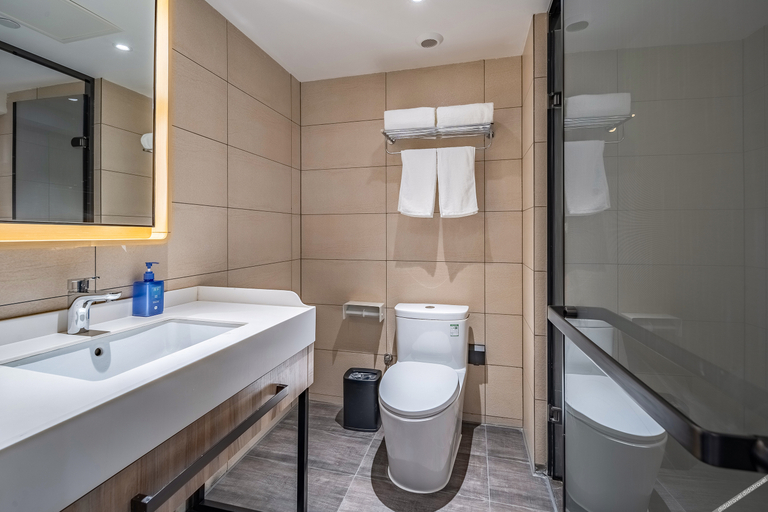 Bathroom 3, Hanting Hotel Shijiazhuang Zhengding New District Convention Center, Shijiazhuang
