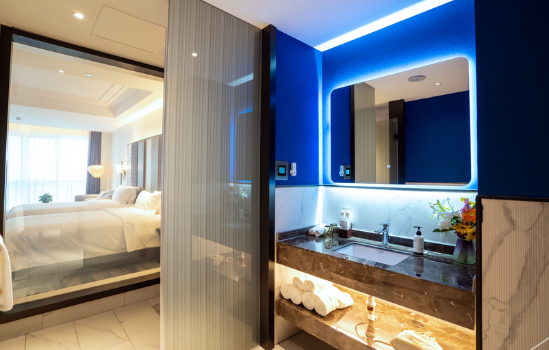 Bathroom 2, Jinjiang Metropolo Hotel Xintai Diamond Building, Tai'an