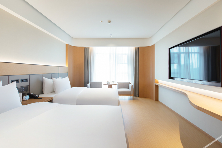 Bedroom 2, Ji Hotel Xiangyang People's Square Daqing East Road, Xiangfan