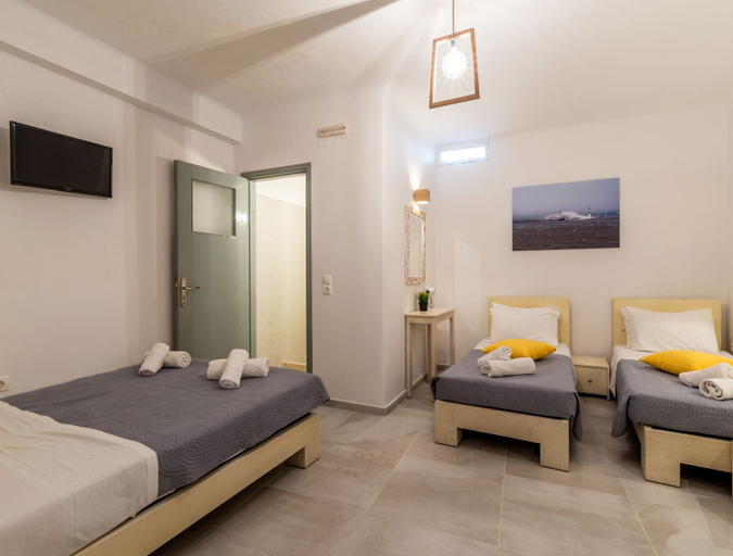 Bedroom 3, Orpheas Rooms, South Aegean