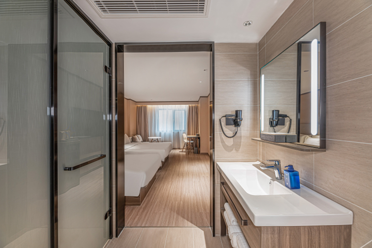 Bathroom 3, Hanting Hotel Yangzhou Baoying Wenfeng Dashijie, Yangzhou