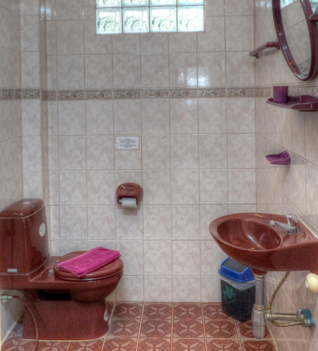 Bathroom 4, Gila's Garden Bungalows, Ko Samui