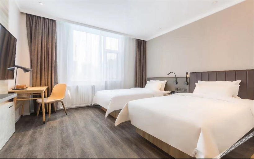 Bedroom 2, Hanting Hotel Dezhou Lingcheng District Tangcheng Road, Dezhou