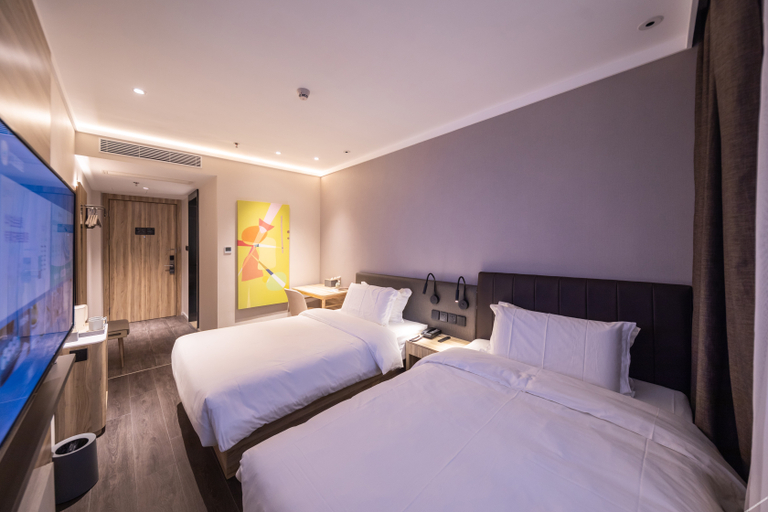 Bedroom 2, Hanting Hotel Tianjin Nankai Wangdingdi Metro Station, Tianjin