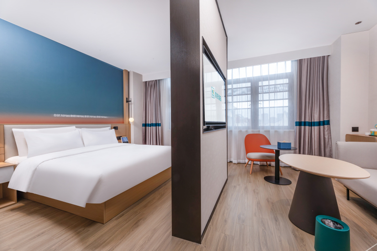 Bedroom 2, Ni Hao Hotel (Bozhou Nanzhan Zhongyaocheng Center), Bozhou