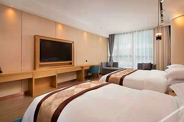 Bedroom 2, GreenTree Eastern Hotel Tianjin Wuqing District Wanda Plaza, Tianjin