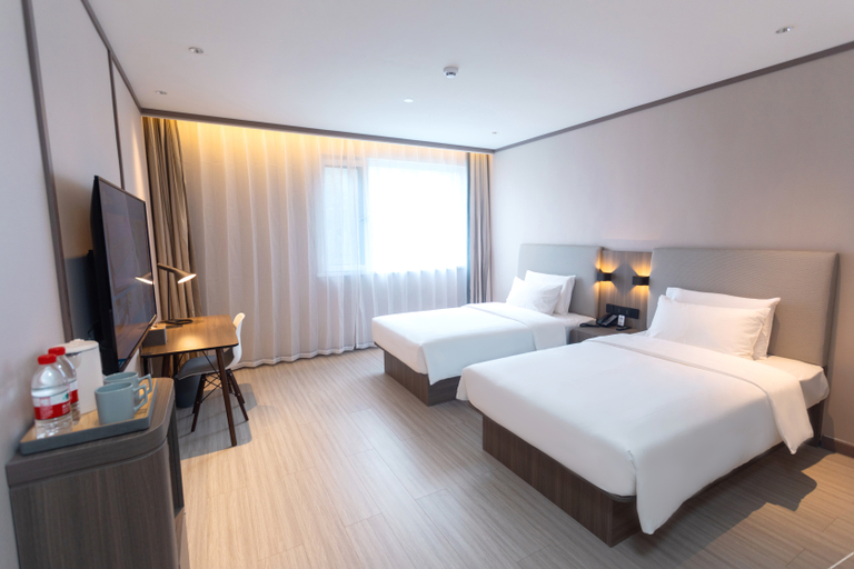 Bedroom 2, Hanting Hotel Handan She County Longshan Street, Handan