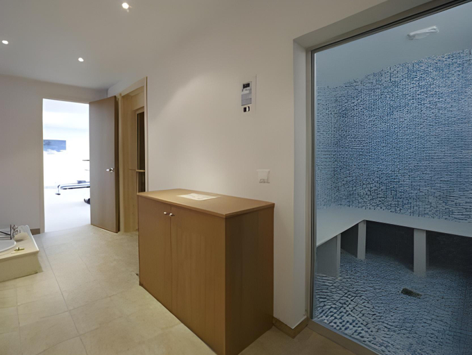 Bathroom 5, Kanapitsa Mare Hotel, Thessaly