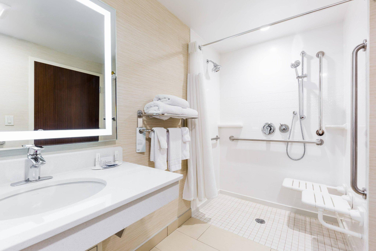 Bathroom 3, Fairfield Inn & Suites by Marriott Edmonton North, Division No. 11