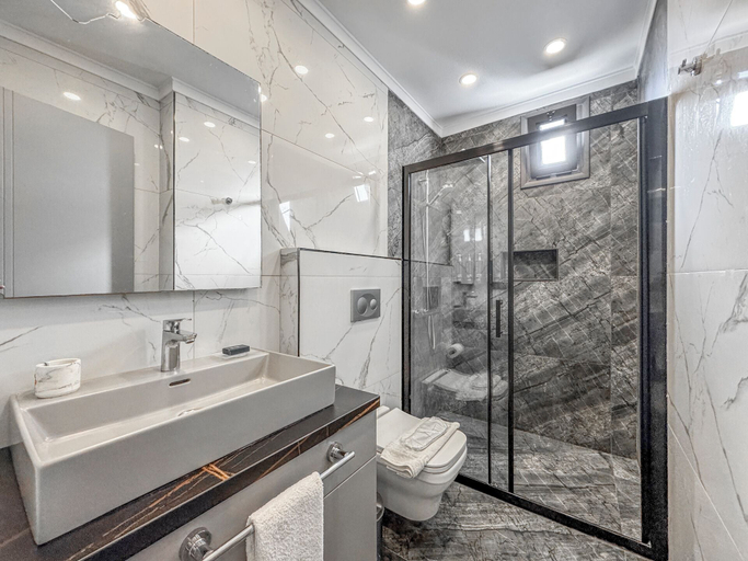 Bathroom 4, Çimentepe Residence, Bodrum