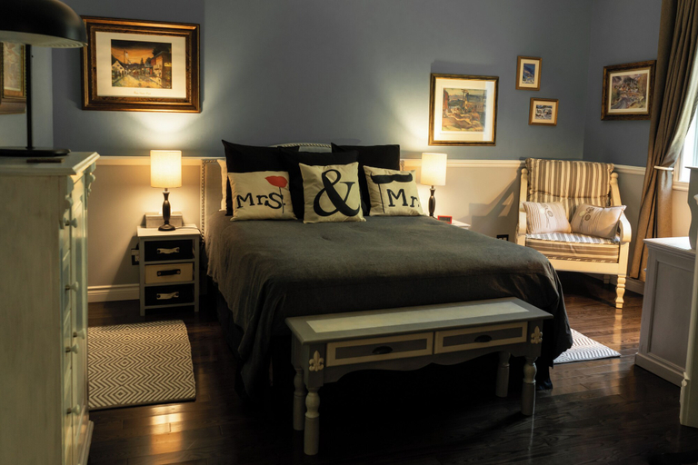 Bedroom, Gite Nature et Pinceaux, Charlevoix