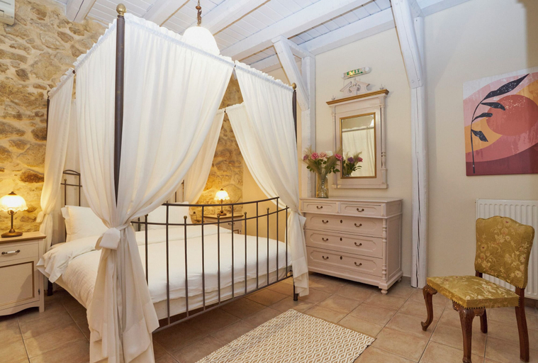 Bedroom 5, Arhontiko Arhanes Suites, Crete