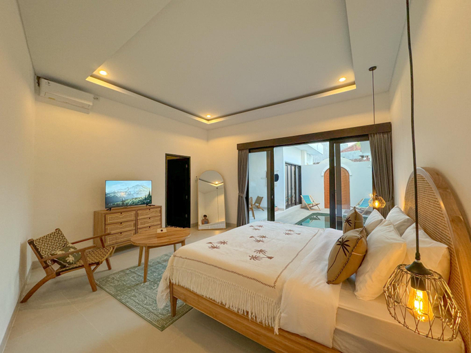 Bedroom 3, NEW! 2BR Villa w/ Private Pool & Hi-Speed WIFI in Canggu, Badung