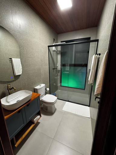 Bathroom 3, Kleines paradies chalés, Blumenau