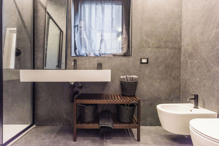 Bathroom, Leone Apartment with Garden by Wonderful Italy, Catania