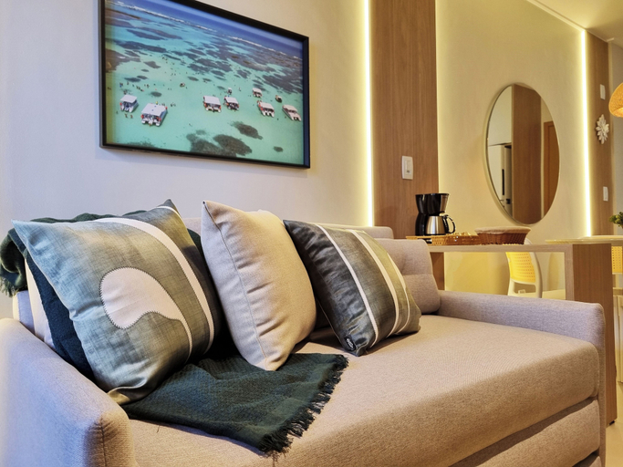 Bedroom 2, Apê com Ar em Todos os Ambientes, Garagem e Lazer de Resort, Maceió (capital)