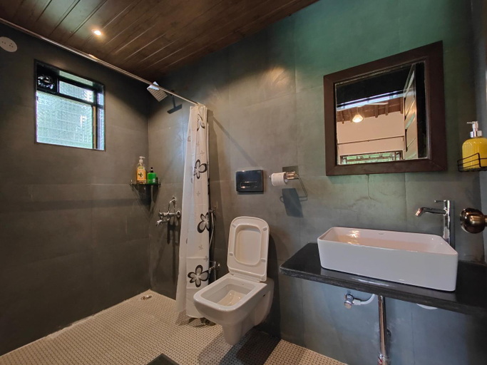 Bathroom 5, Mango Huts Luxury 3 BR Pool Villa in Pali, Raigarh