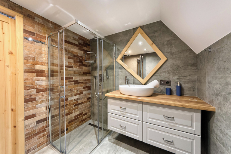 Bathroom 3, Tatra Wooden Apartment, Nowy Targ
