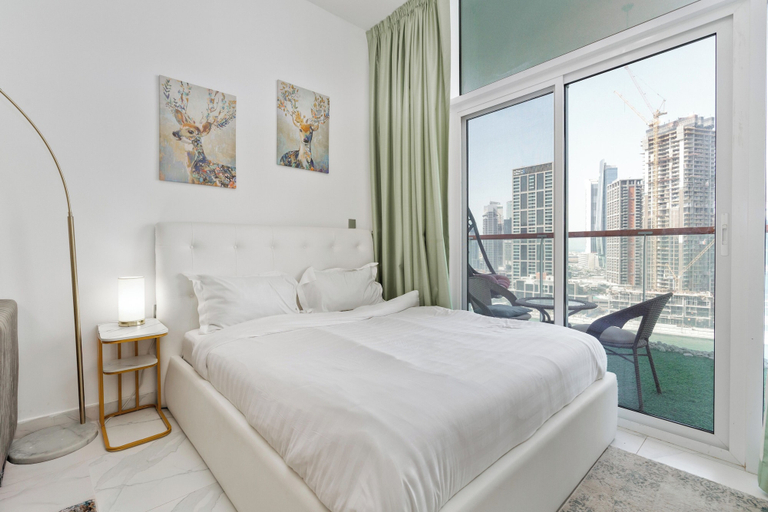 Bedroom 3, Studio with Canal Views by Bespoke, Dubai