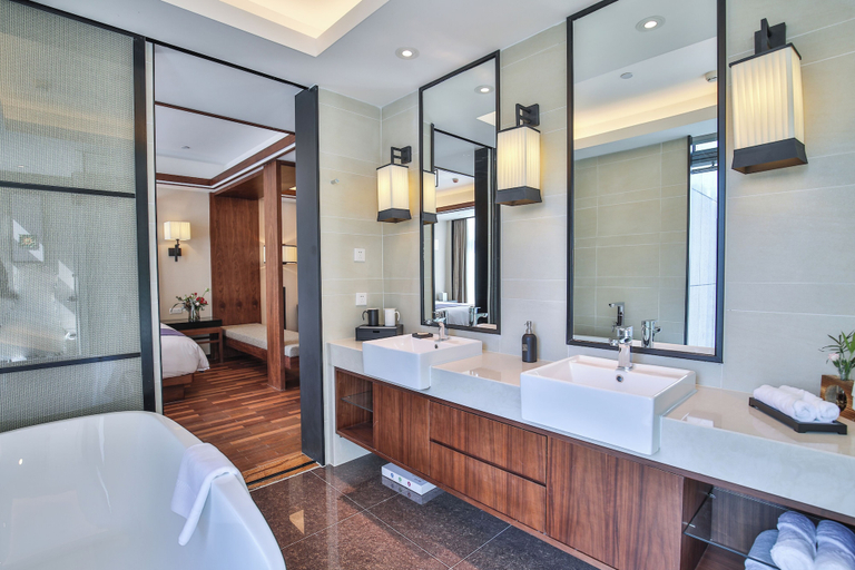 Bathroom 4, SSAW Boutique Hotel Hangzhou Qianjiang New City Jinjiang Subway Station Branch, Hangzhou