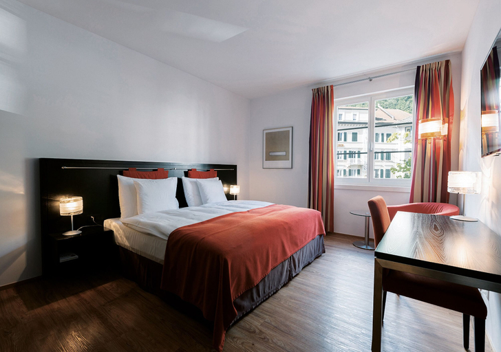 Bedroom 3, Sorell Hotel Tamina Bad Ragaz, Sarganserland