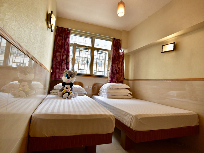 Bedroom 2, Wonderful Inn, Kowloon