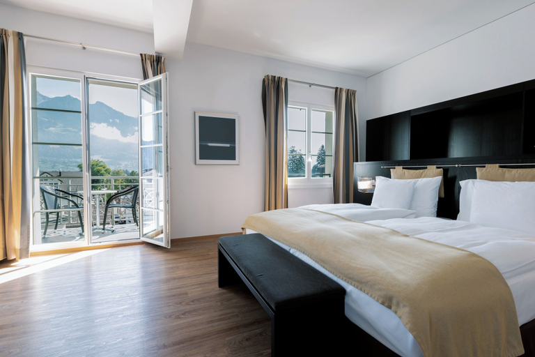 Bedroom 3, Sorell Hotel Tamina Bad Ragaz, Sarganserland