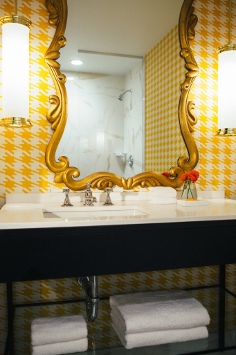Kimpton HOTEL MONACO PITTSBURGH Room Type - 1 King Corner Mobility Accessible Tub and Roll In Showe Kimpton HOTEL MONACO PITTSBURGH Room Type - 1 King Corner Mobility Accessible Tub and Roll In Showe
