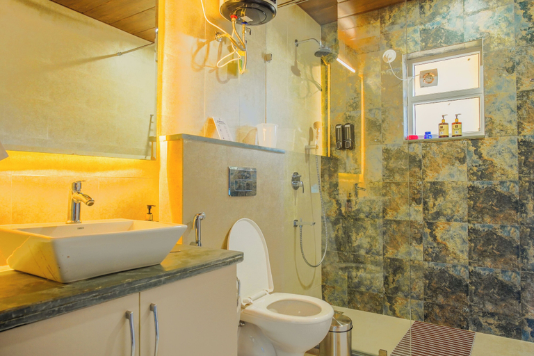 Bathroom 4, Alaya Stays Veera Marina 3 BHK Apartment, North Goa