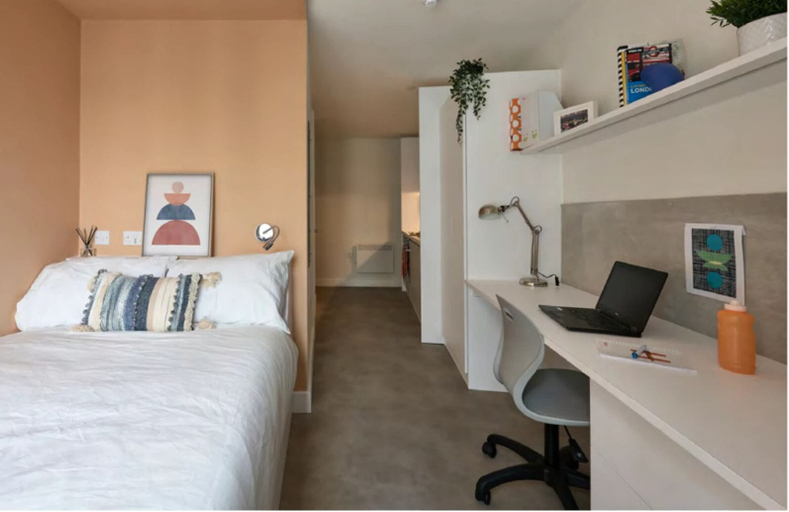 Bedroom 3, Student Only View Studios Bermondsey, London