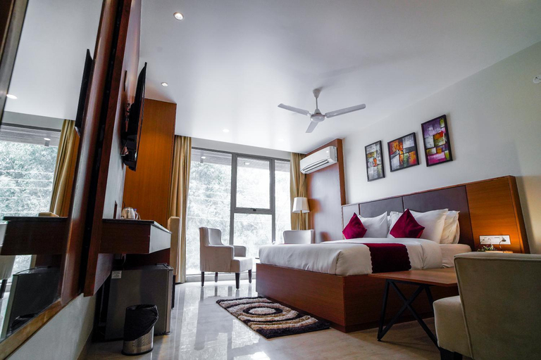 Bedroom 2, Saltstayz Select - Unitech Cyber Park, Gurgaon