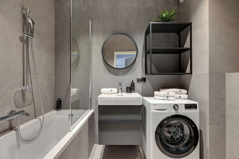 Bathroom 3, Lion Apartments - City Center, Gdańsk City
