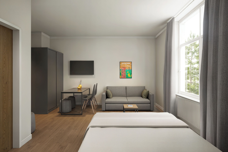 Bedroom 3, Homaris Apartments Winterhude, Hamburg
