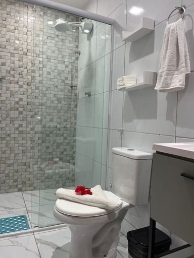 Bathroom 2, Pousada e Flat Diamant's, Ipojuca