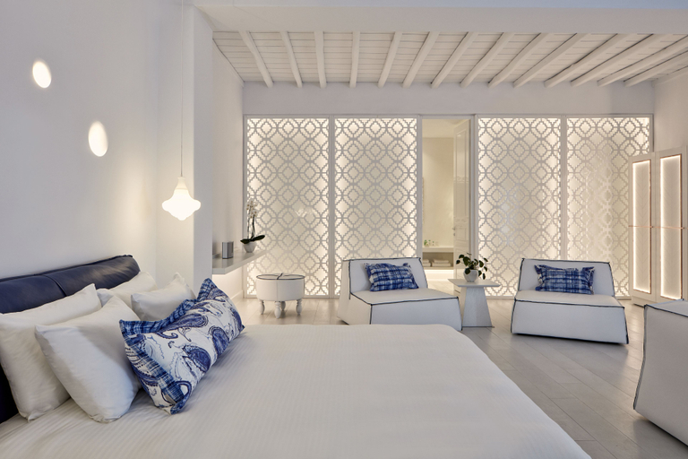 Bedroom 3, Katikies Mykonos - The Leading Hotels of the World, South Aegean