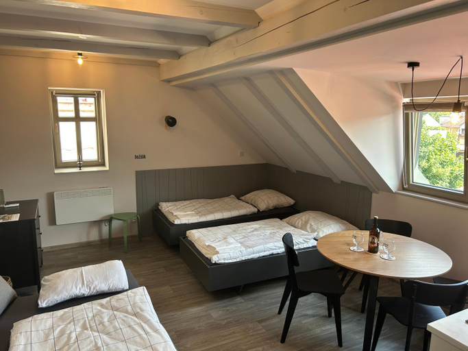 Bedroom 2, Apartmany v lomnickem pivovaru, Semily