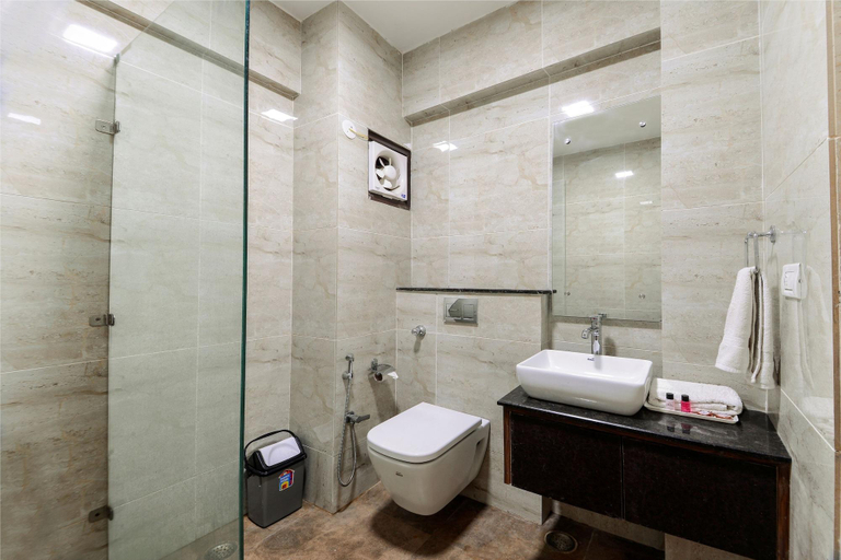 Bathroom 4, Hotel Ashish Palace, Agra