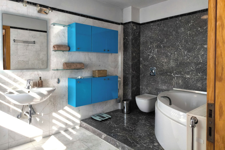 Bathroom 4, Villa Mirtylla luxury retreat. Pool Gym, Crete