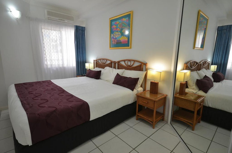 Bedroom 3, Beachfront On Trinity Apartments, Cairns