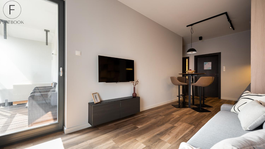 Bedroom, Flatbook - City Center Apartments Brabank with Parking, Gdańsk City