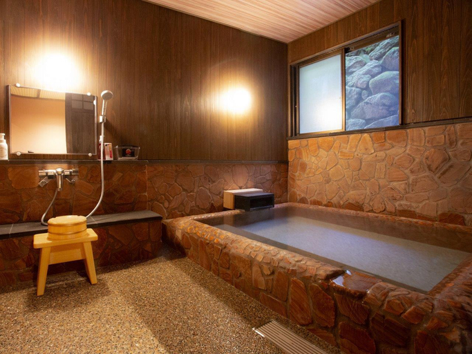 Bathroom 4, Ryokan Misato, Minamioguni