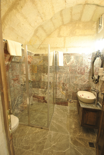 Bathroom, Hotel Elvan Cave House, Ürgüp