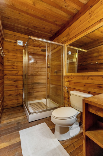 Bathroom 3, Alaya Stays Suro Woodbine Chalet Cottage, Solan