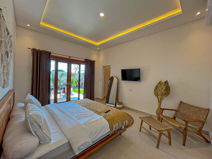Bedroom 3, Aleksa- Brand new villa+ Ricefield View + Rooftop, Badung