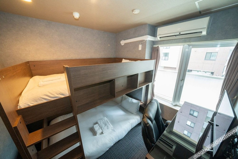 Bedroom 3, Residence Hotel Stripe Sapporo, Sapporo
