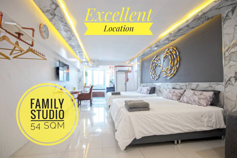 Bedroom 1, Family Hub@Pratunam 4 FREE AIRPORT PICKUP, Ratchathewi