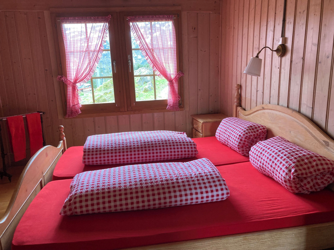 Bedroom 3, Berggasthaus Tschingelhorn - only accessible on foot (2 hour hike), Interlaken