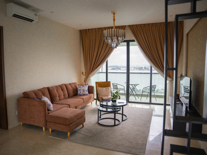 Artistic Marina View 3BR Permas Bathtub & Seaview, Johor Bahru